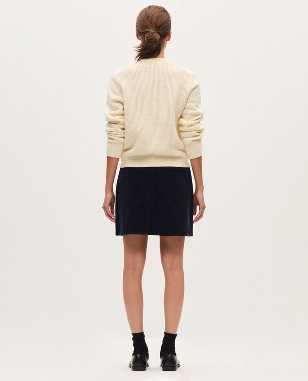 Cardigan col rond  U010 off white