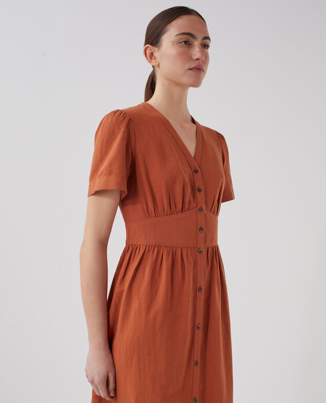 Robe midi U260 orange