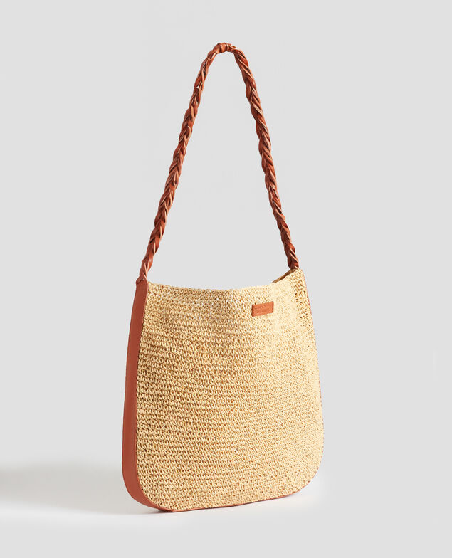Sac à bandoulière en crochet 7003 30 natural