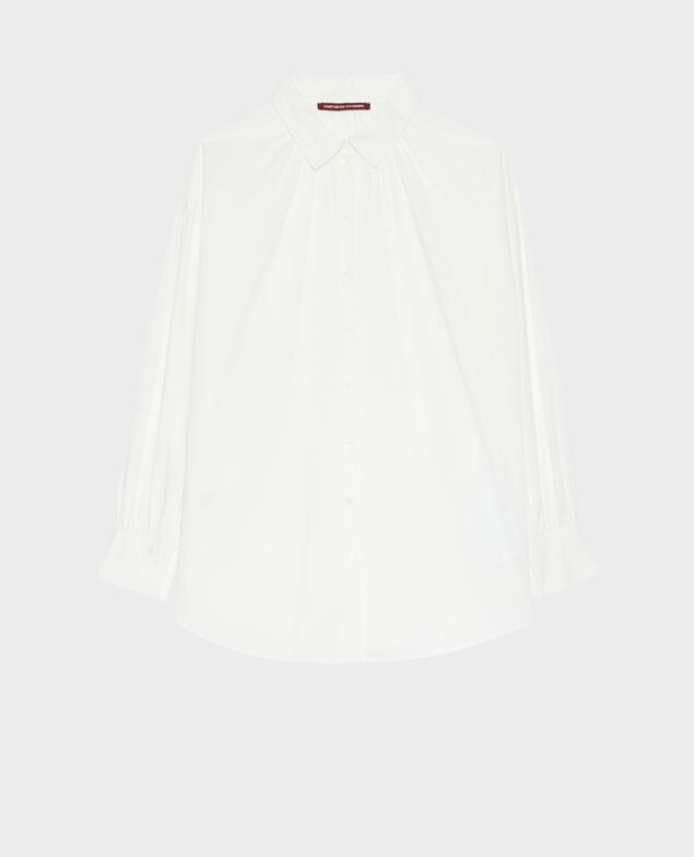 Chemise tunique en coton 0007 white