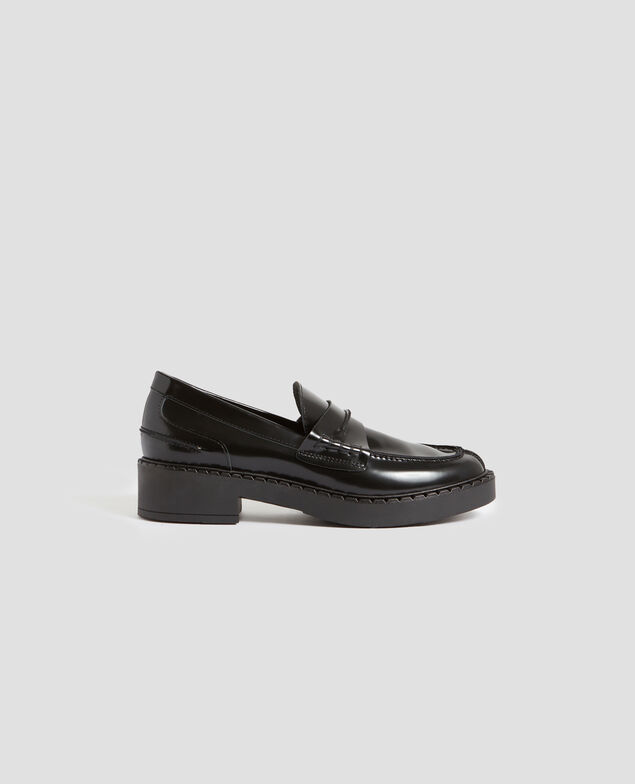 Mocassins en cuir H096 black