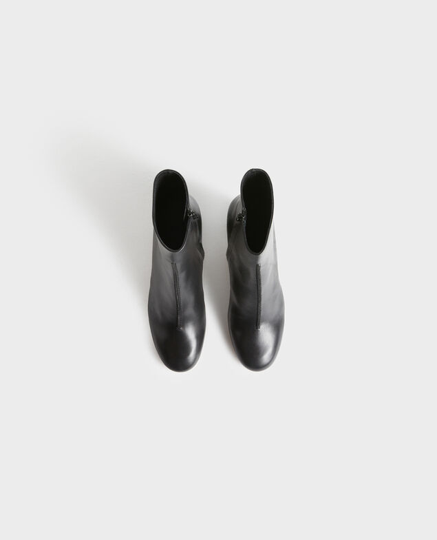Boots à talon en cuir 4216 black_beauty