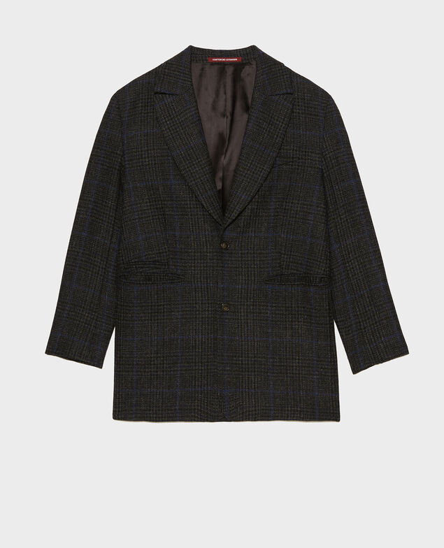 Blazer ample en laine Night sky pieddepoule