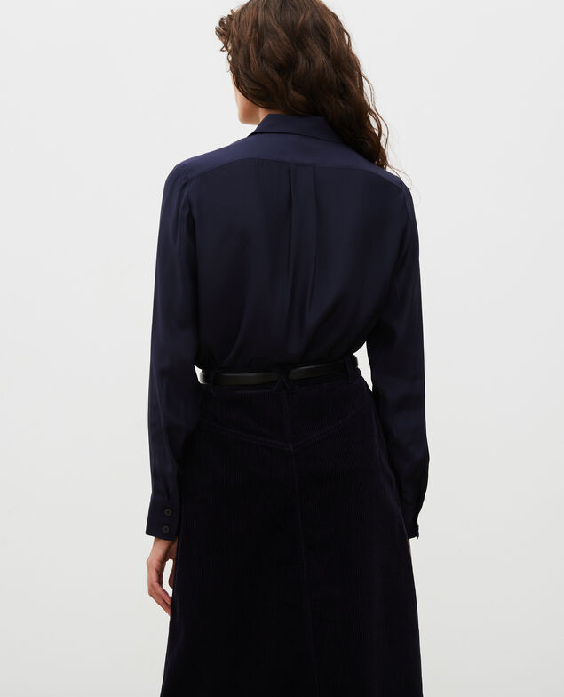  Chemise d’homme en soie manches longues Night sky