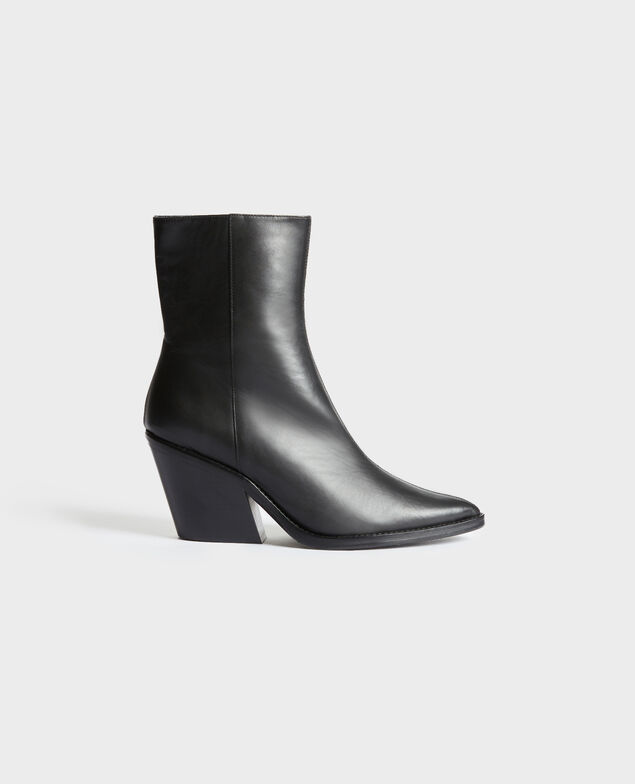 Santiags en cuir 8853 09 black