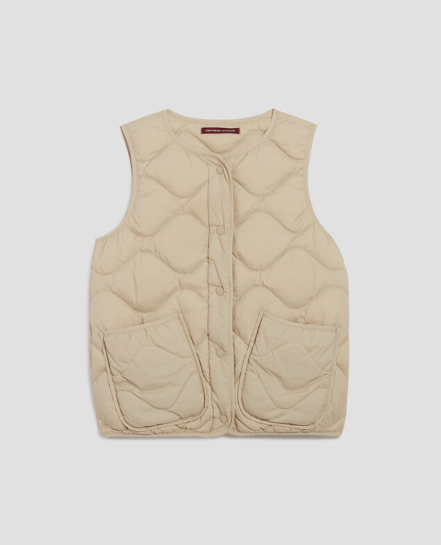 PLUME - Doudoune sans manches H311 oyester gray