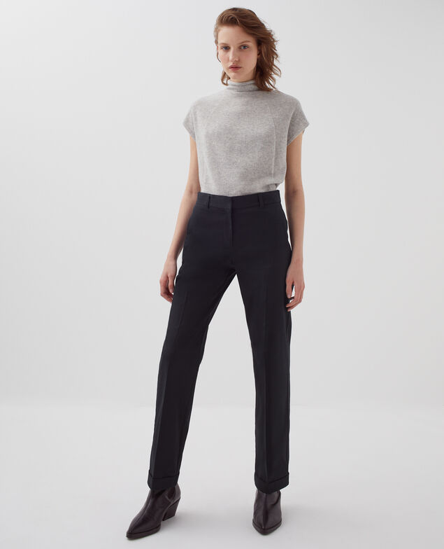 Pantalon droit COLETTE H091 black beauty