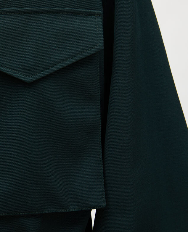 Blouson aviateur en gabardine de laine Scarab