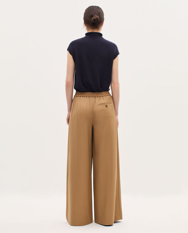 Pantalon ample à plis YVONNE K341 oak brown