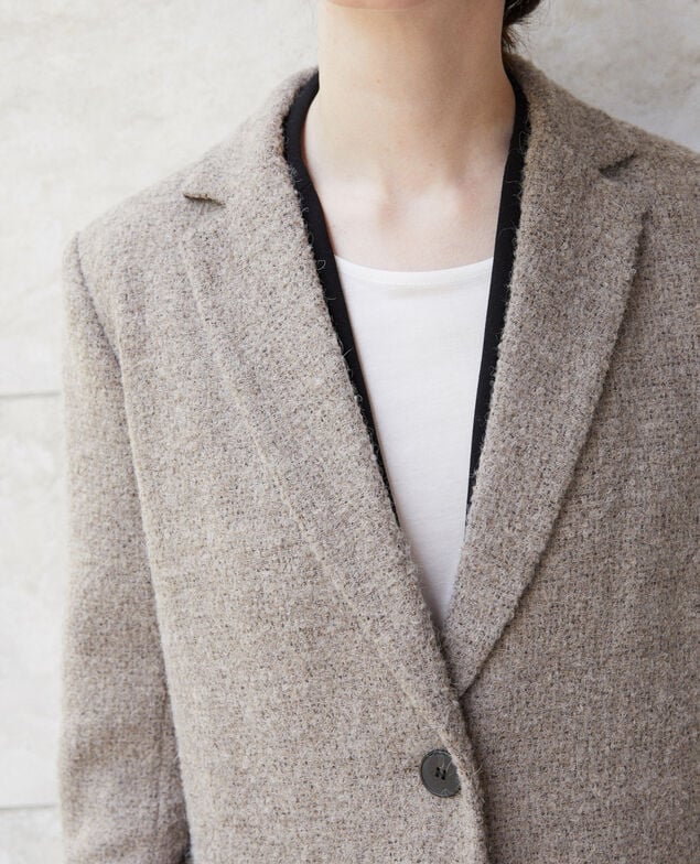 Manteau coupe droite Natural