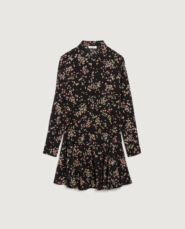 Robe courte fluide K110 semis pink