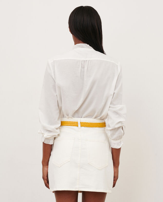 Minijupe en jean 0003 white denim