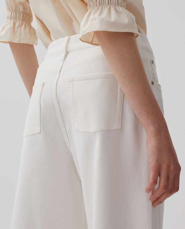 Jean wide JEANETTE H003 white