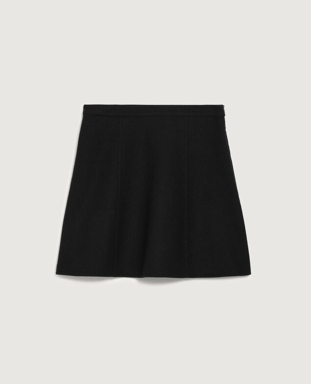 Jupe courte double face H091 black beauty
