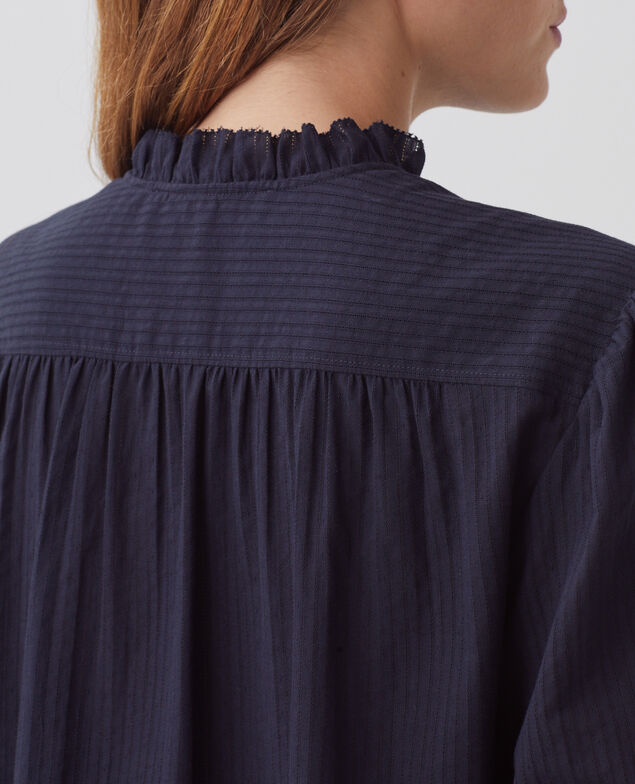 Chemise à manches longues en coton H695 night sky