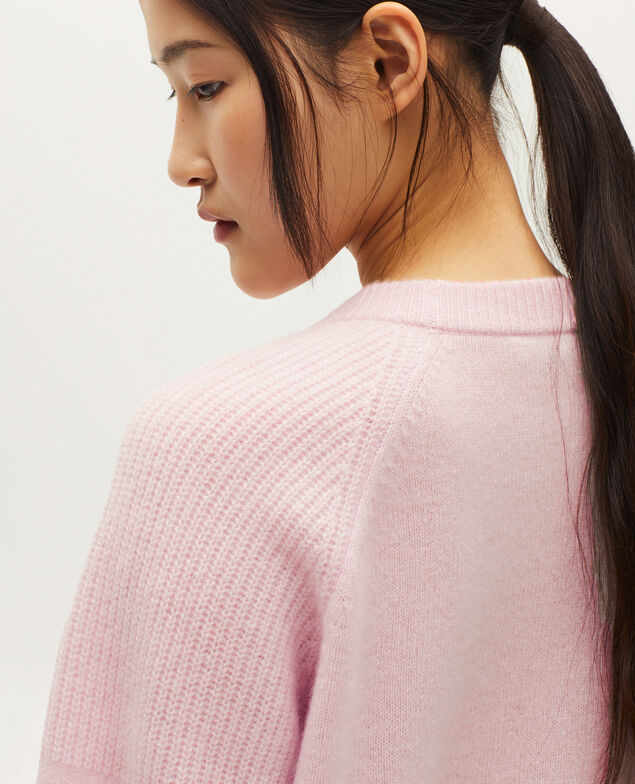 Pull en cachemire K100 bloom pink