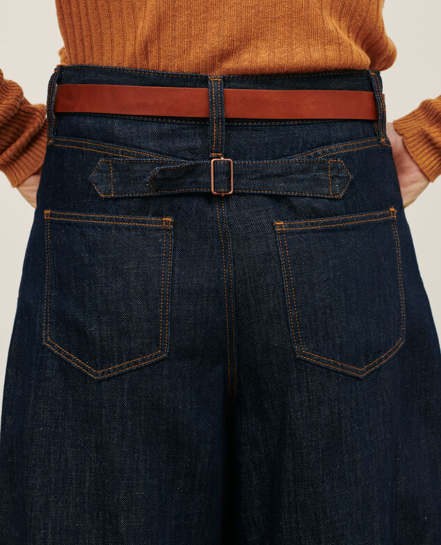 Pantalon carrot toile denim PEGGY 0681 rinse denim