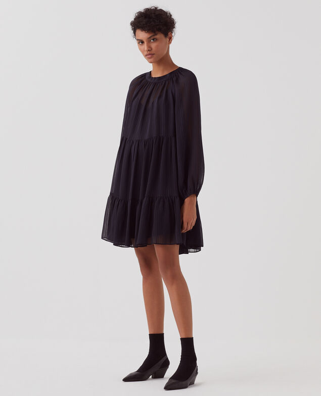 Robe courte fluide H695 night sky