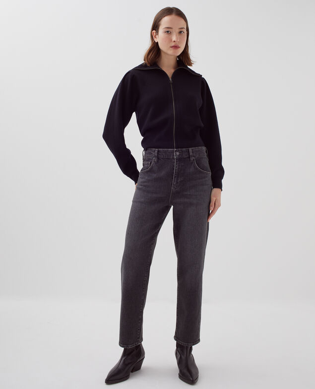 Jean slouchy RITA I081 dark gray