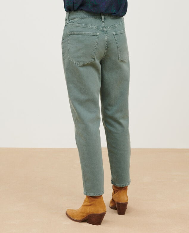 Jean slouchy RITA A592 dark green denim