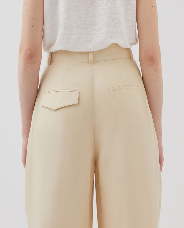 Pantalon carrot PEGGY H311 oyester gray