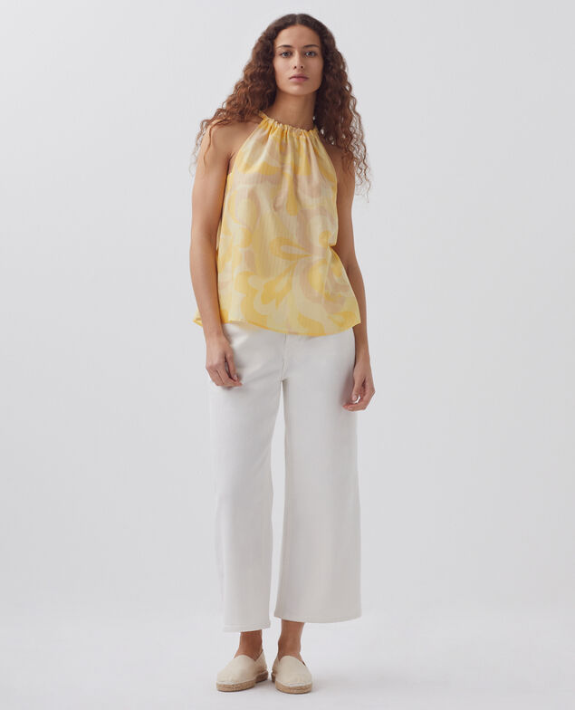 Top encolure américaine H413 anemone yellow