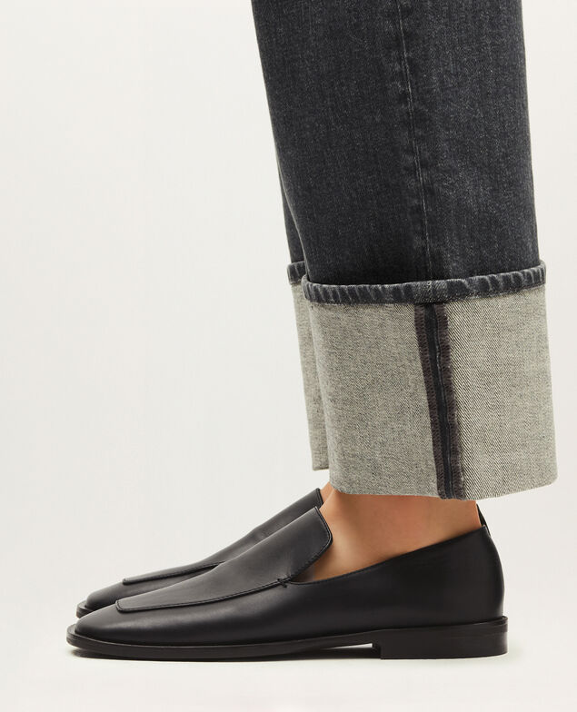 Mocassins en cuir H091 black beauty