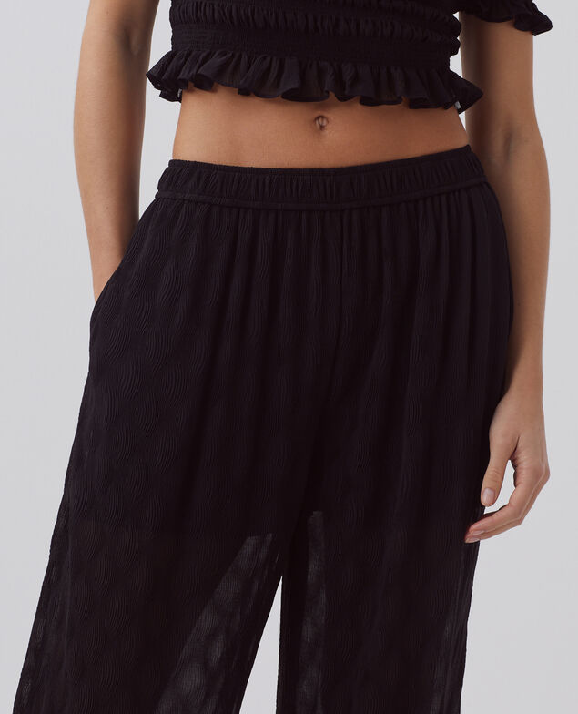 Pantalon ample fluide H091 black beauty
