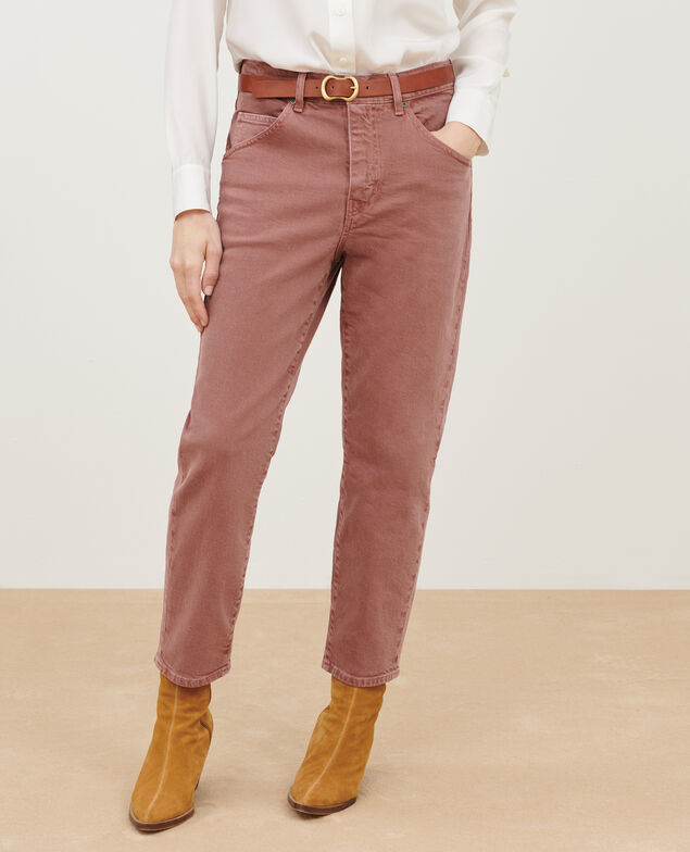 Jean slouchy RITA A792 dark purple denim