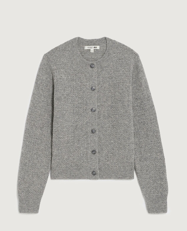 Cardigan col rond  U020 light gray