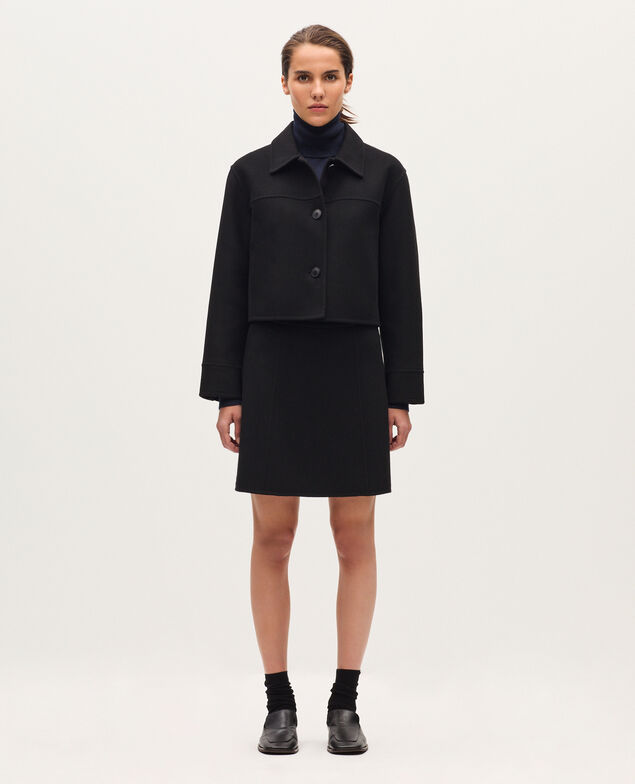 Veste courte double face H091 black beauty