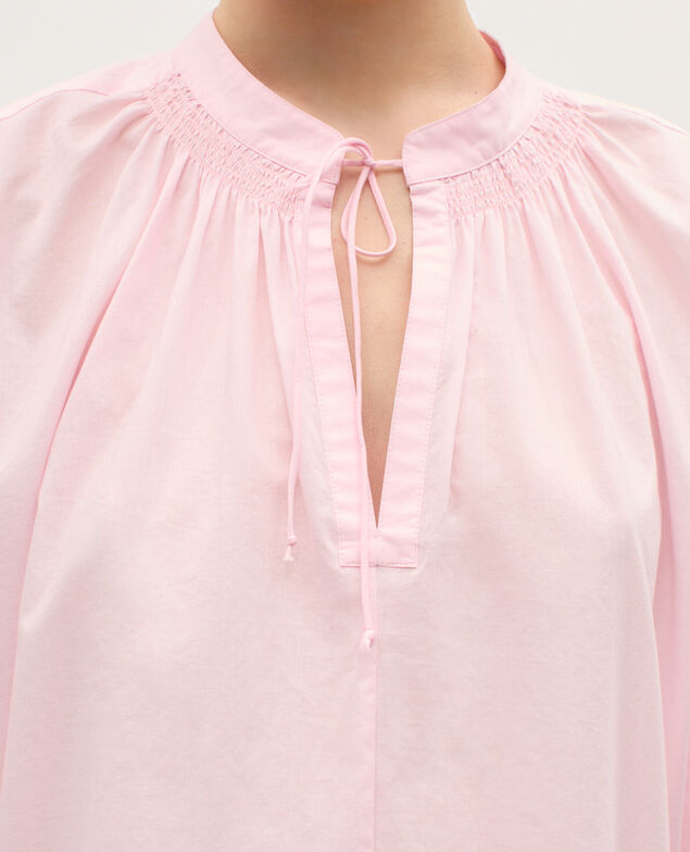 Blouse en voile de coton K100 bloom pink