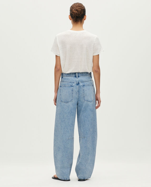 CHARLIE barrel jeans L616 light acid wash