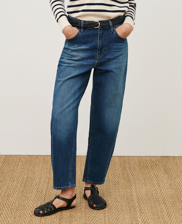 SYDONIE - BALLOON - Jean 7/8e en coton 8888 64 blue