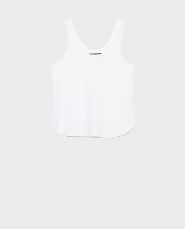 T-shirt en lin 00 white