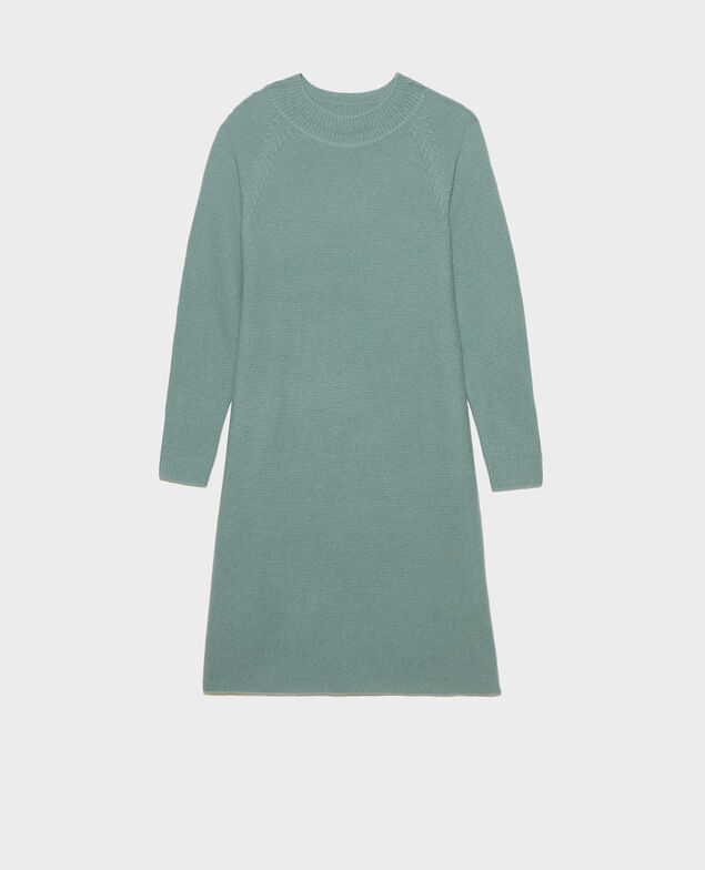 Robe pull 3D évasée en cachemire Chinois green