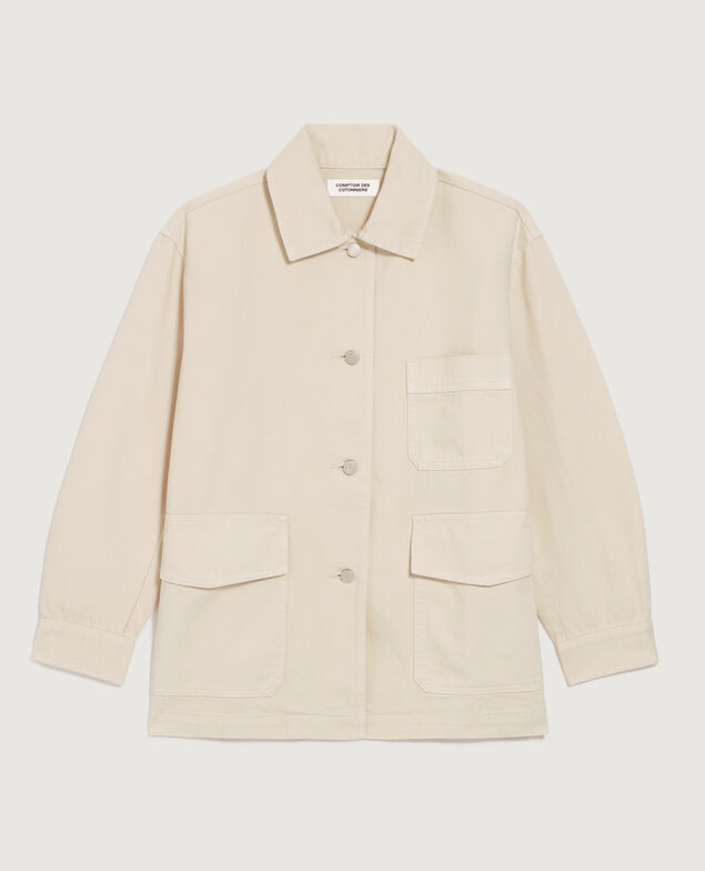 Veste workwear en coton H305 ecru