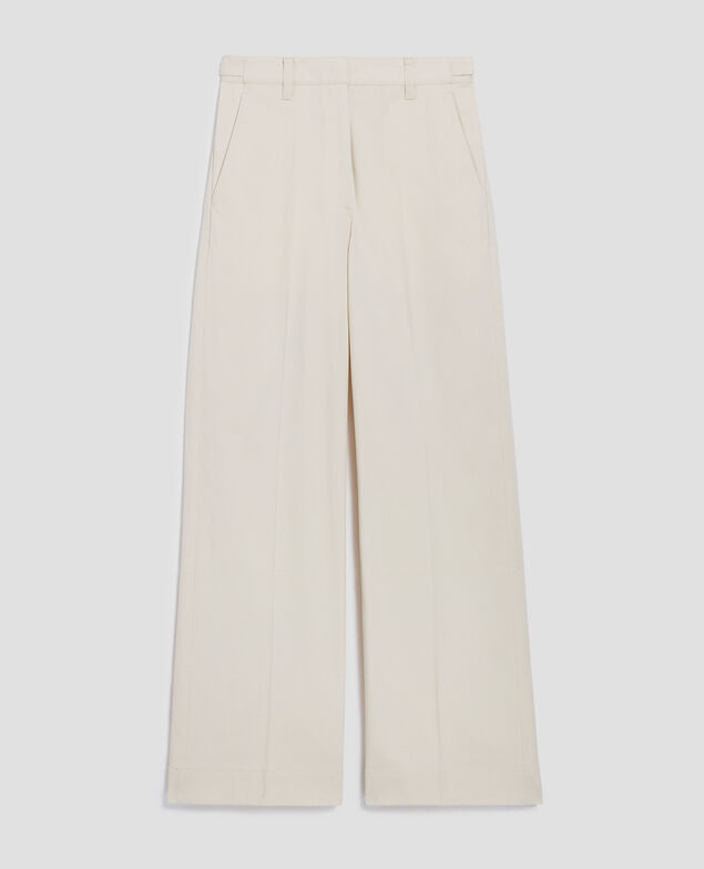 Pantalon droit BLANDINE I010 glass green beige