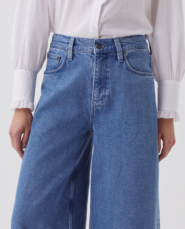 Jean wide JEANETTE J621 light blue