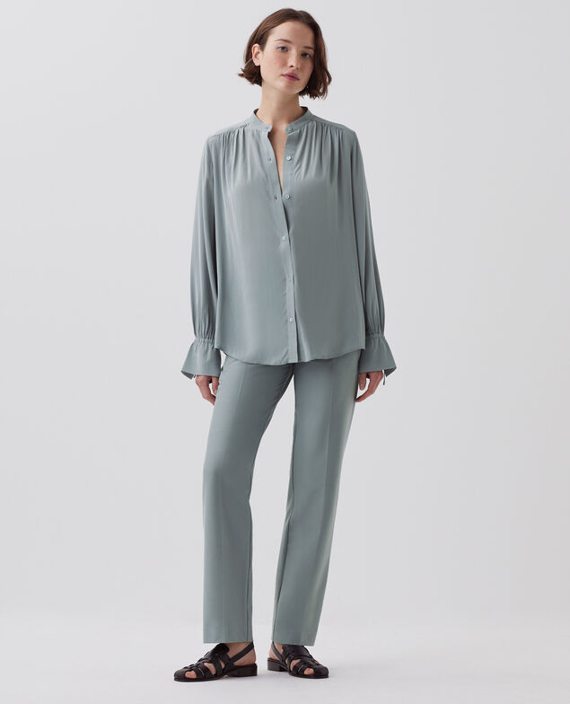 Chemise fluide à manches longues J620 slate blue