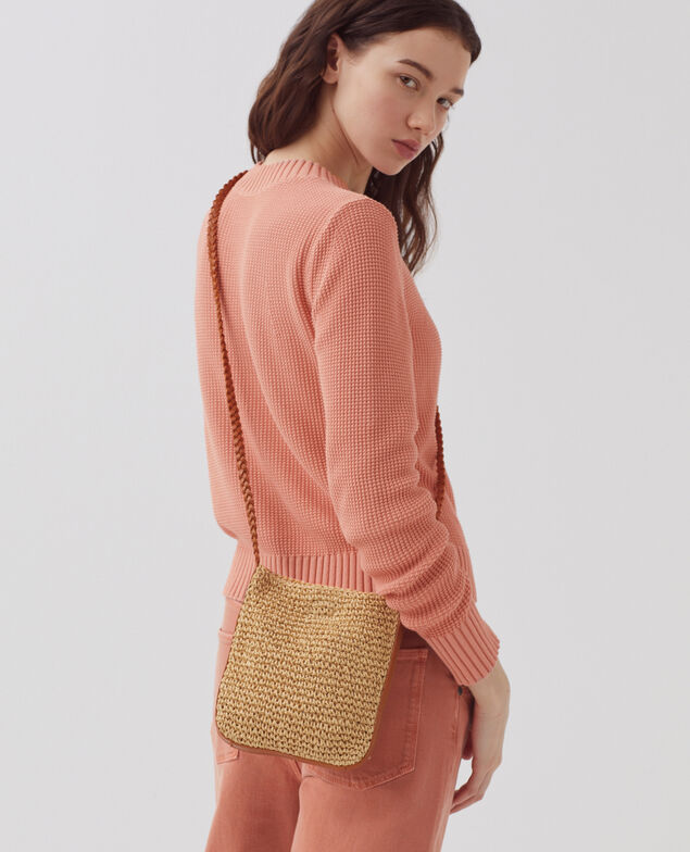 Petit sac à bandoulière en crochet 7003 30 natural