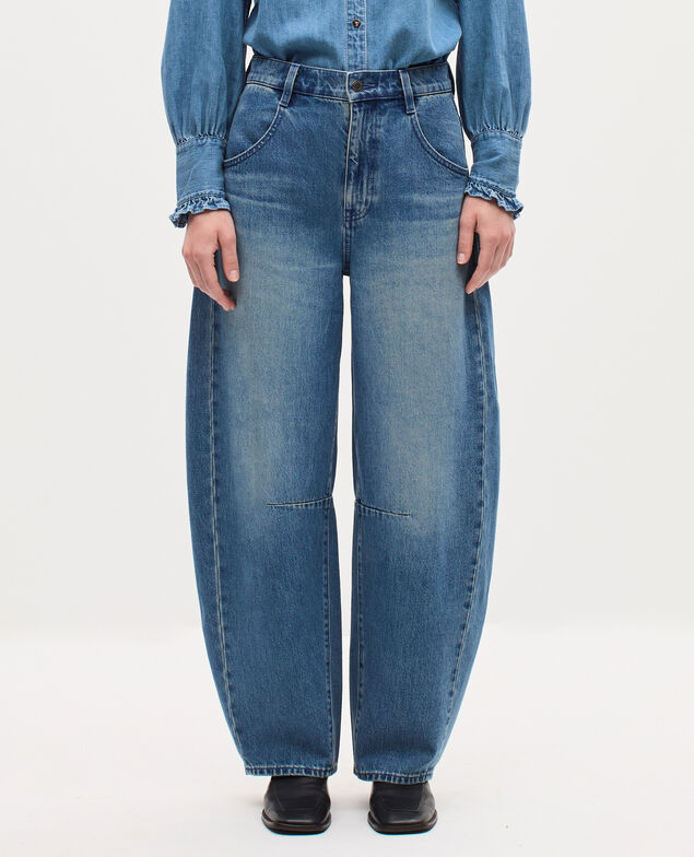 Jean barrel CHARLIE K670 mid dark vintage