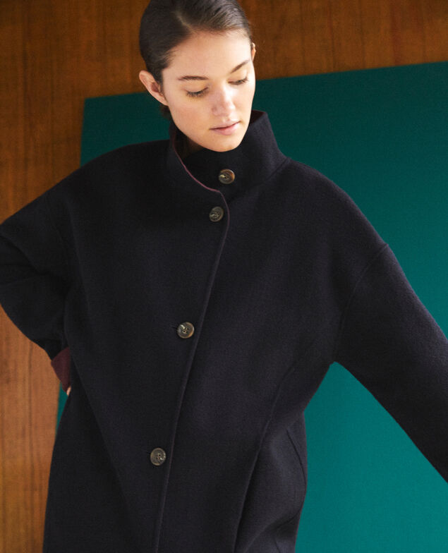 Manteau double face Navy