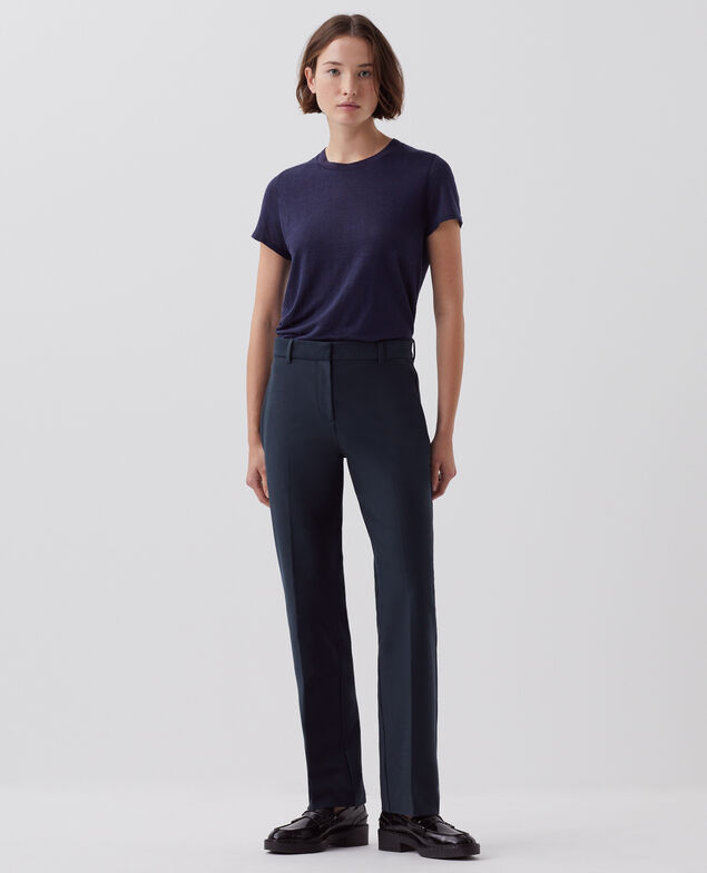 Pantalon droit ajusté COLETTE J690 blueberry
