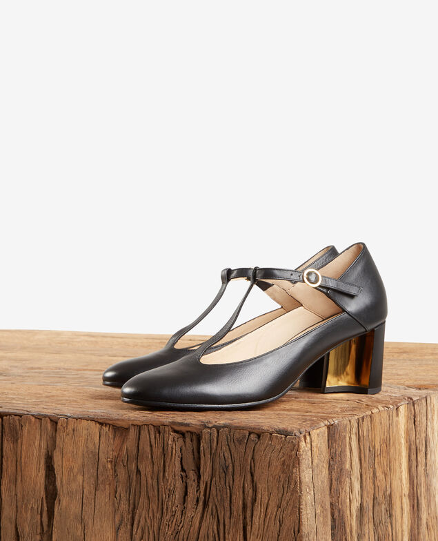Chaussure Salomé en cuir Noir