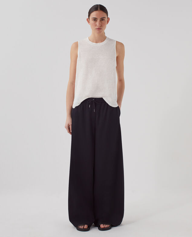 Débardeur en lin MARCELLE U010 off white