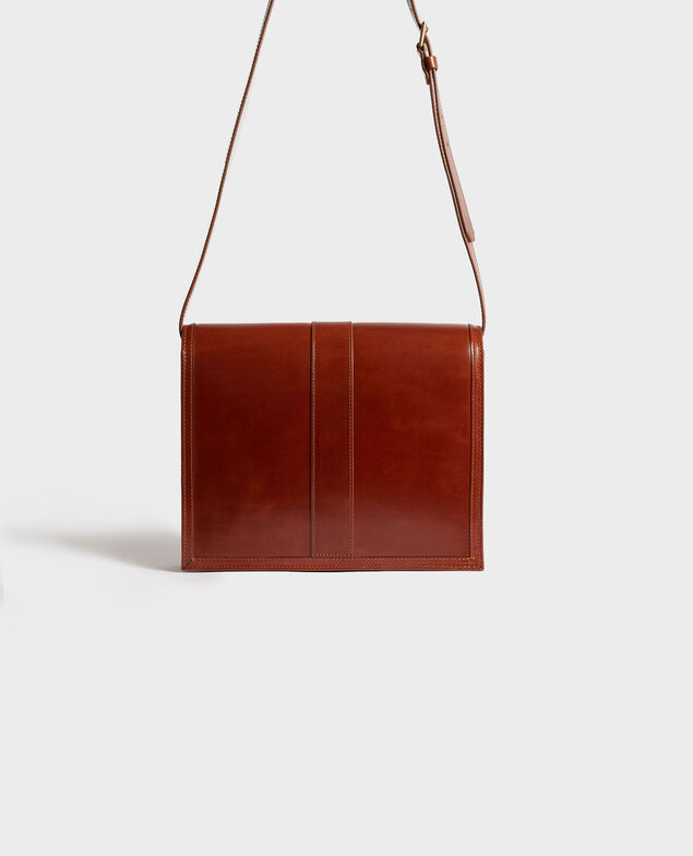 Sac en cuir esprit vintage Pumpkin spice