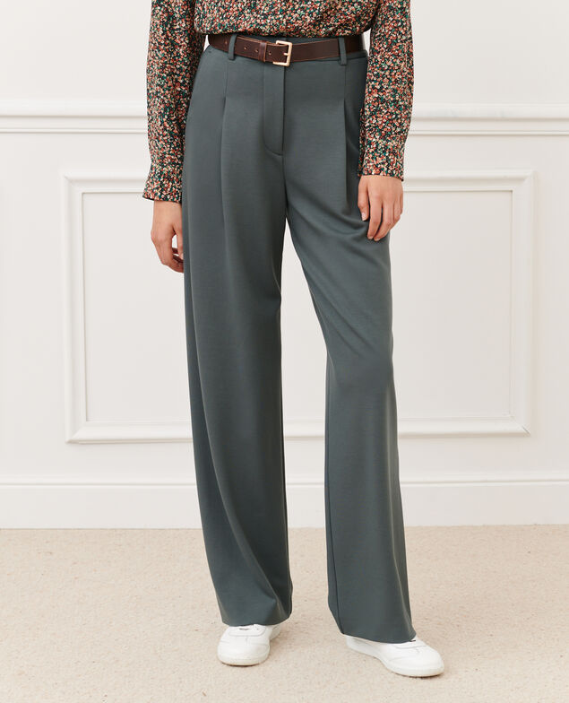 Pantalon ample YVONNE 8817 58 darkgreen