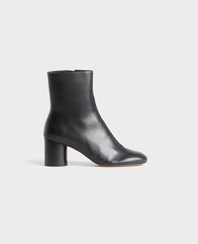 Boots à talon en cuir 4216 black_beauty