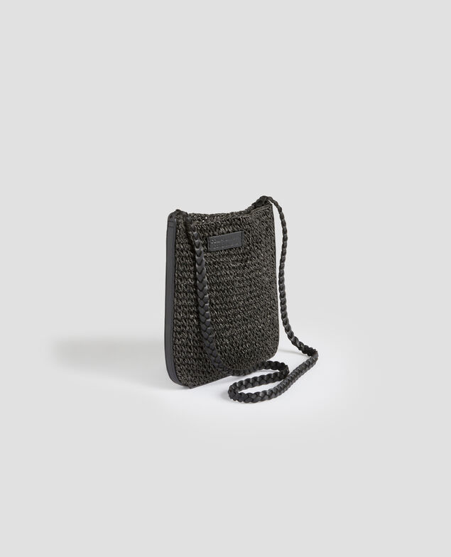 Petit sac à bandoulière en crochet 8853 09 black